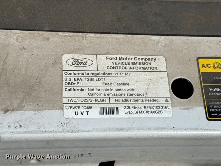 image for item ET6149 2011 Ford Ranger pickup truck
