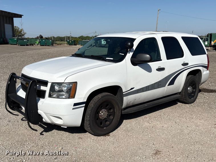 image for item ET6155 2014 Chevrolet Tahoe Police SUV