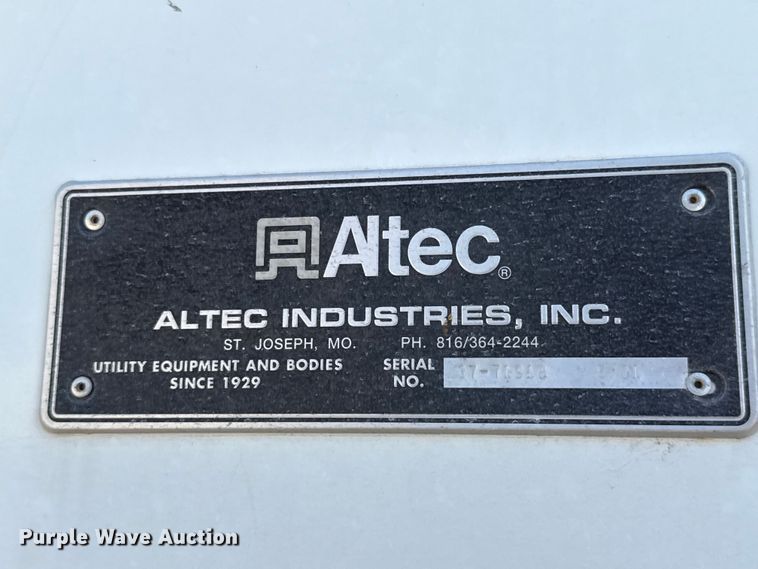 image for item ET6157 1986 International F1954 bucket truck