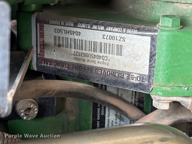 image for item EU0583 2016 John Deere 6110M tractor