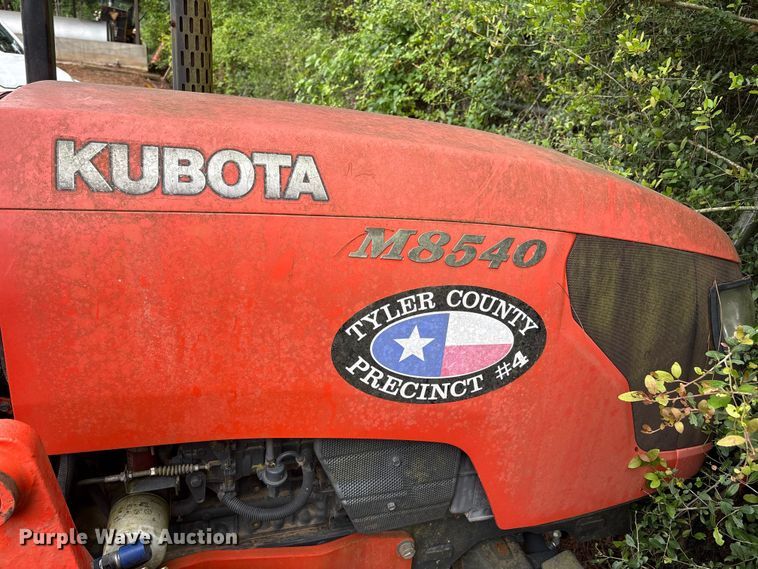 image for item EU0585 Kubota M8540 MFWD tractor