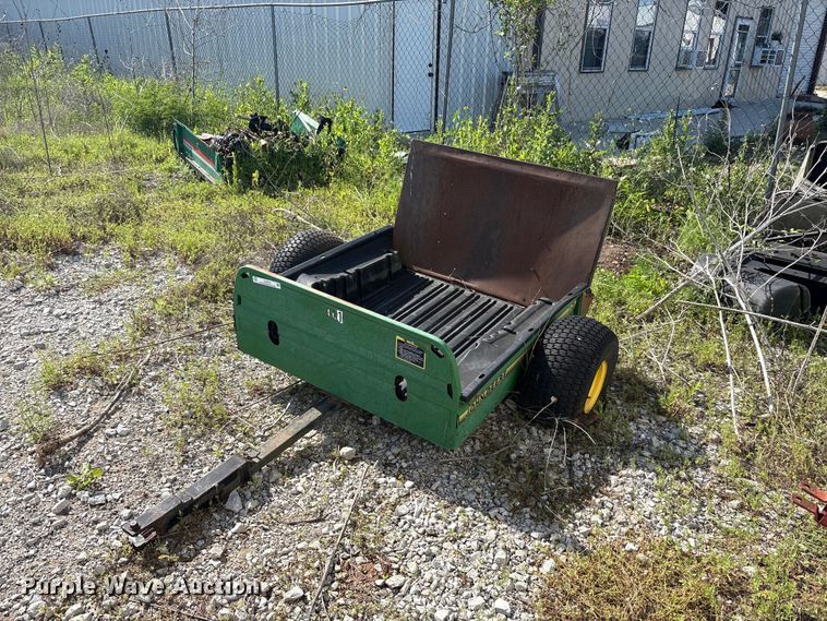 image for item EU5579 John Deere 22 utility trailer