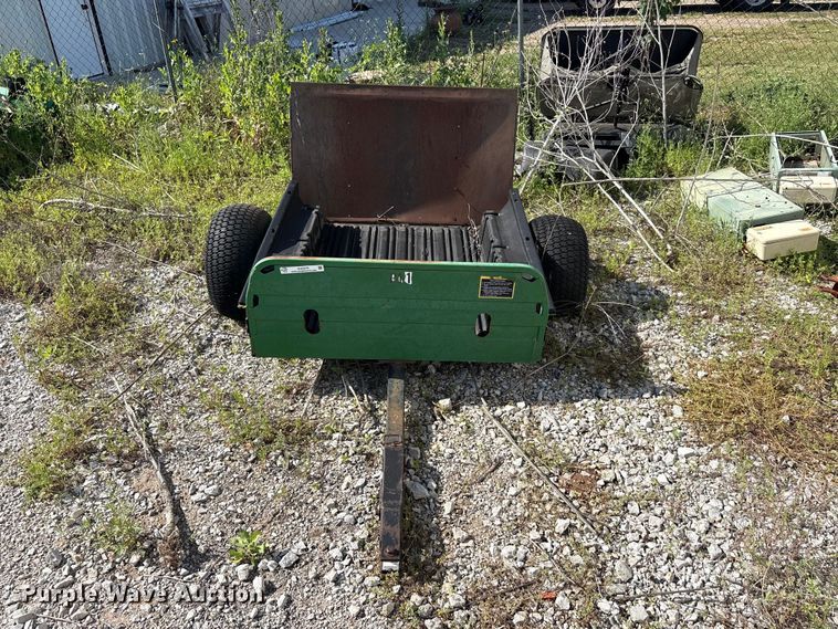 image for item EU5579 John Deere 22 utility trailer