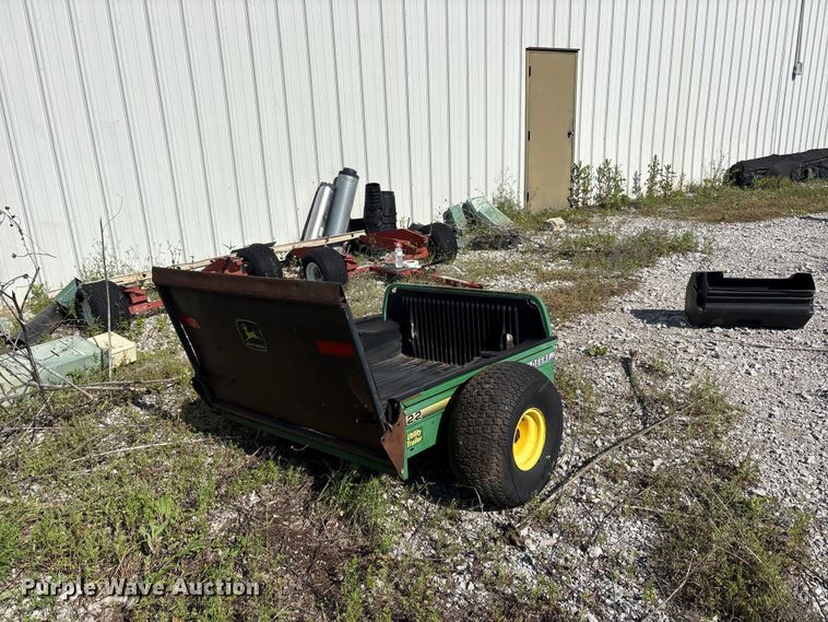 image for item EU5579 John Deere 22 utility trailer