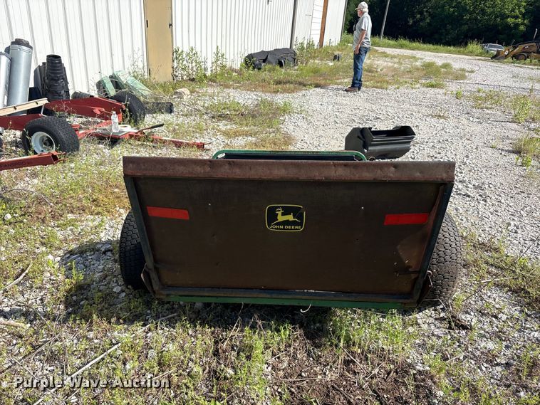 image for item EU5579 John Deere 22 utility trailer