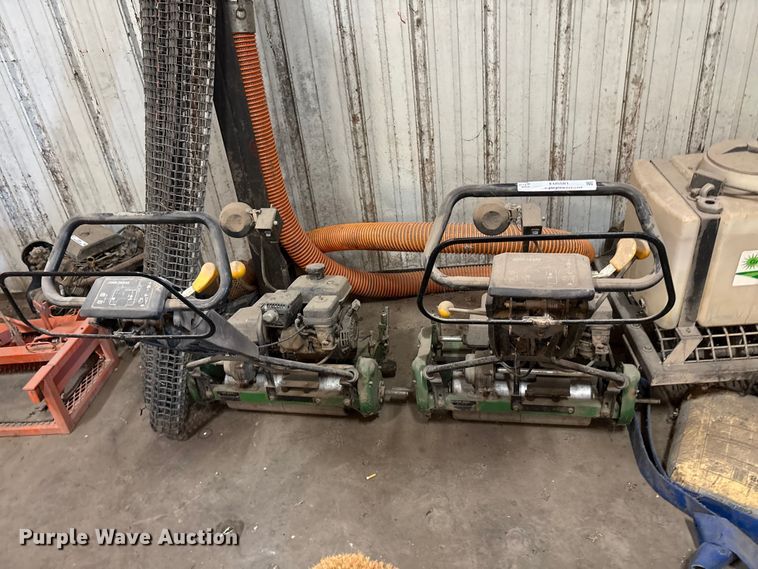 image for item EU5581 (2) John Deere 180A push reel mowers