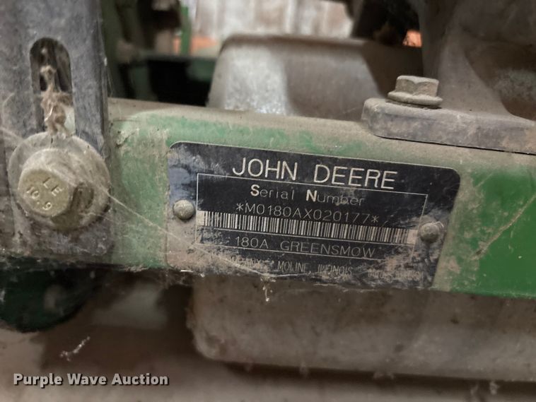 image for item EU5581 (2) John Deere 180A push reel mowers