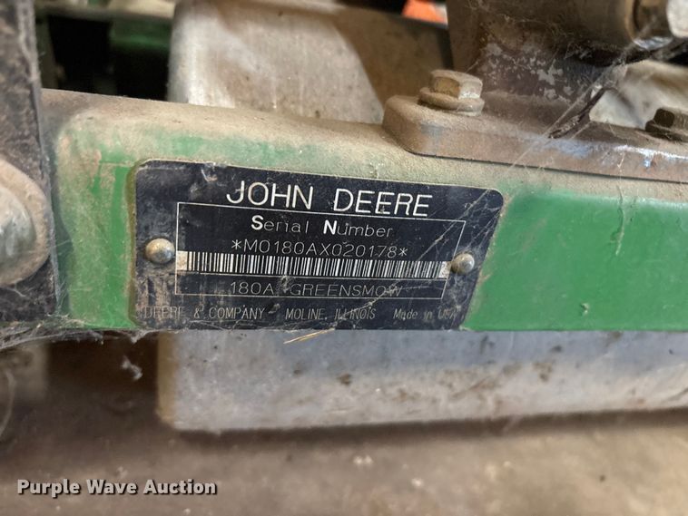 image for item EU5581 (2) John Deere 180A push reel mowers