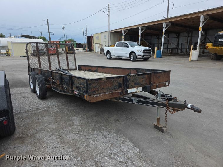 image for item EV2096 2017 PJ utility trailer