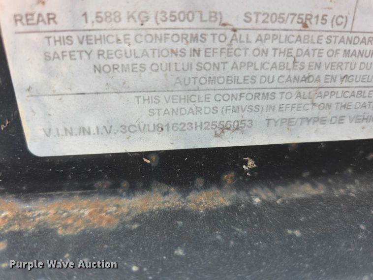 image for item EV2096 2017 PJ utility trailer