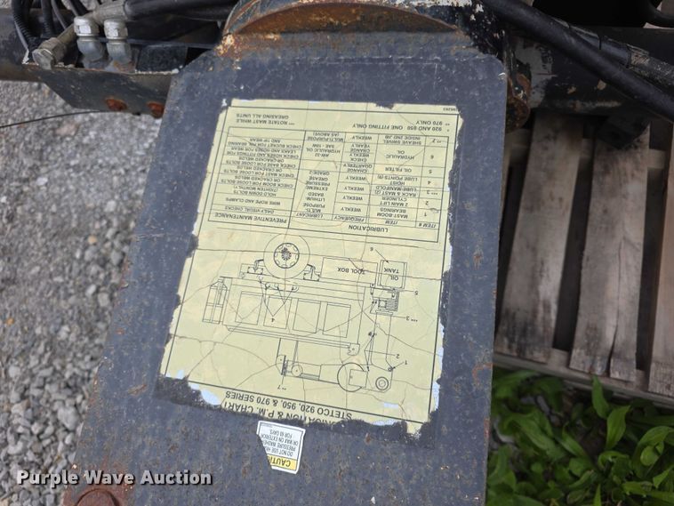 image for item EV2166 Stetco 950 crane truck