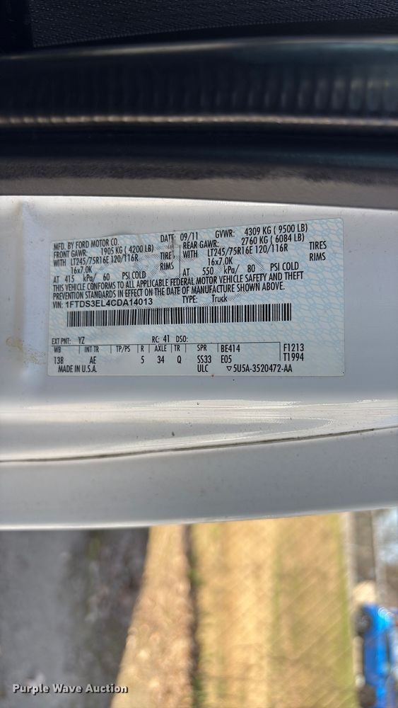 image for item EV2860 2012 Ford E350 handicap accessible van