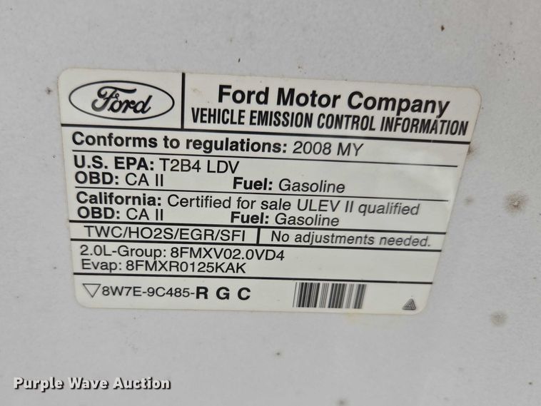 image for item EV5988 2008 Ford Focus 