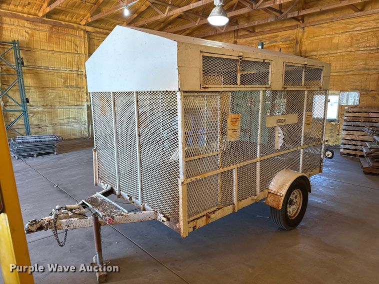 image for item EW4555 Shop built recycling trailer