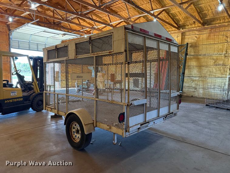 image for item EW4555 Shop built recycling trailer