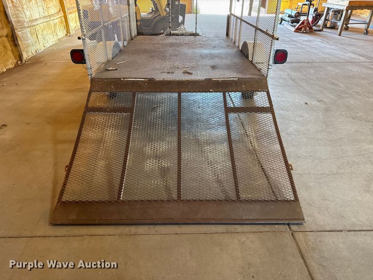 image for item EW4555 Shop built recycling trailer