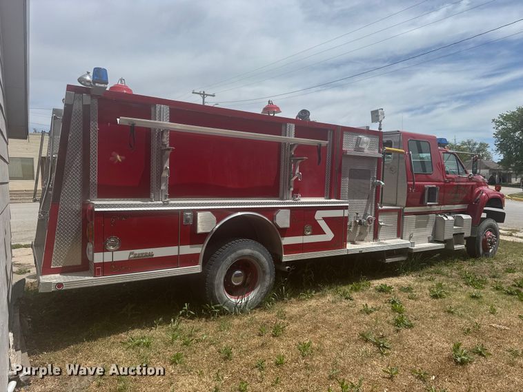 image for item FB7324 1996 Ford F700 pumper fire truck