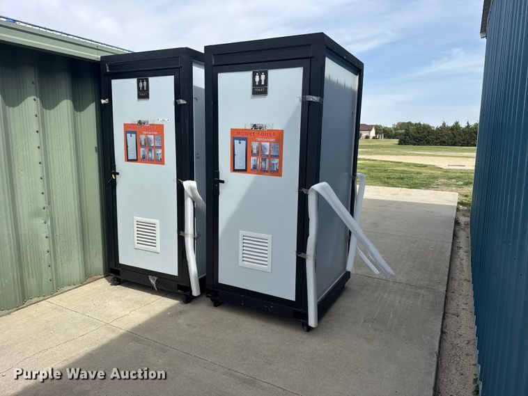 (2) Abos mobile restrooms 