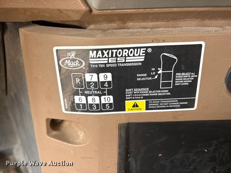 image for item FC2220 2012 Mack GU dump truck