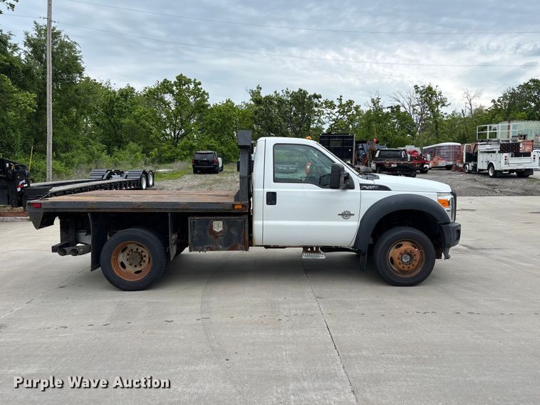 image for item FC4634 2014 Ford F450 Super Duty dump flatbed truck
