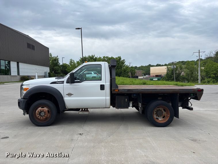 image for item FC4634 2014 Ford F450 Super Duty dump flatbed truck