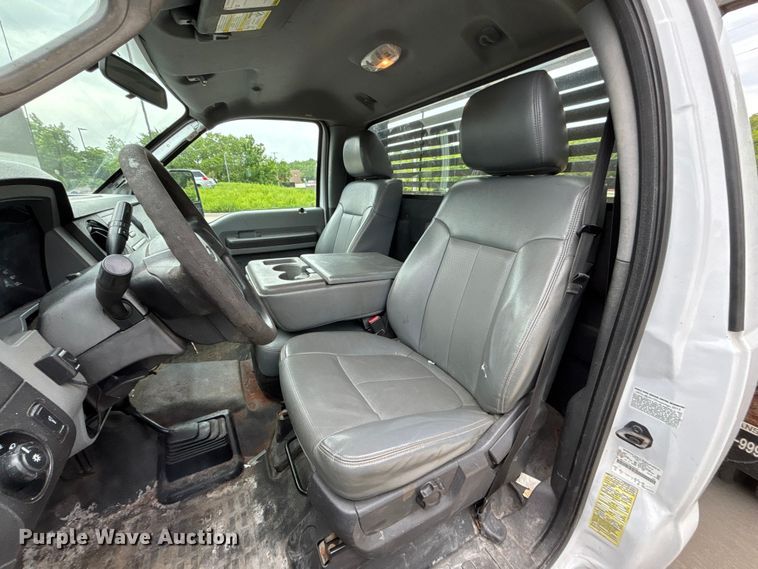 image for item FC4634 2014 Ford F450 Super Duty dump flatbed truck