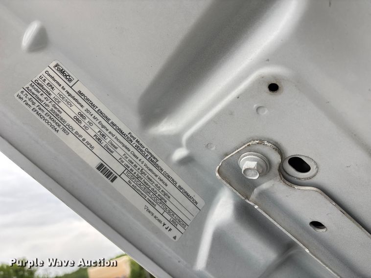 image for item FC4634 2014 Ford F450 Super Duty dump flatbed truck