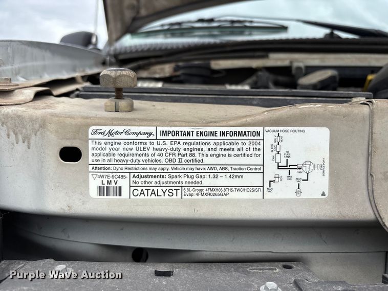 image for item FC4636 2004 Ford E350 Super Duty van
