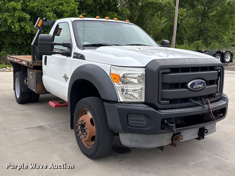 image for item FC4637 2014 Ford F450 Super Duty dump flatbed truck