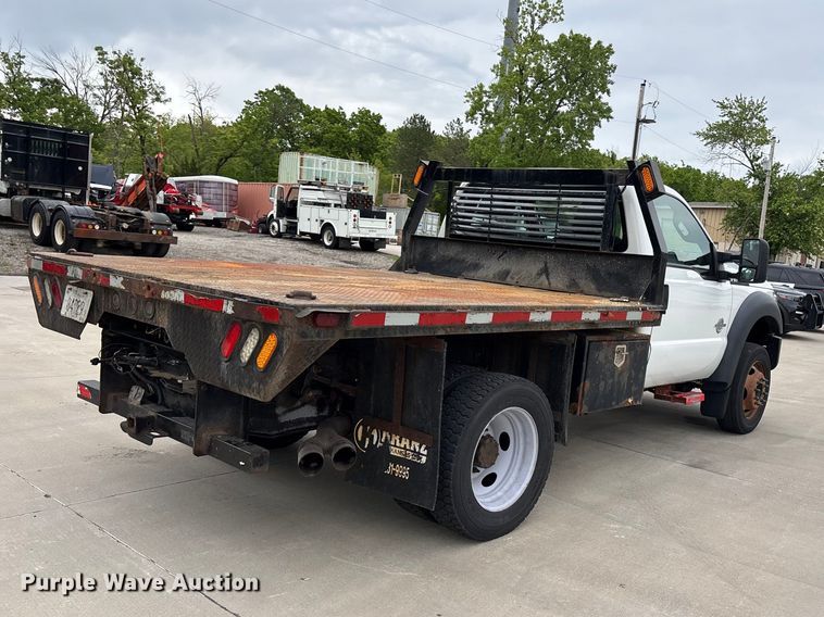 image for item FC4637 2014 Ford F450 Super Duty dump flatbed truck