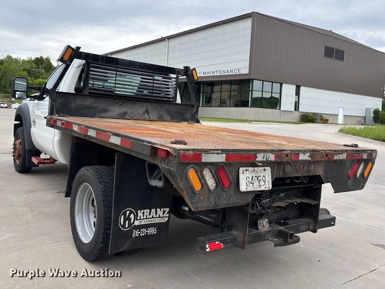 image for item FC4637 2014 Ford F450 Super Duty dump flatbed truck