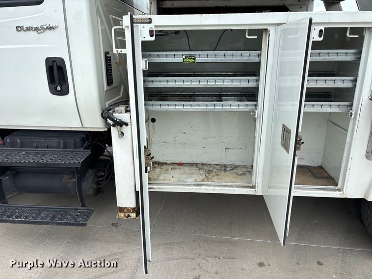 image for item FC4641 2014 International DuraStar 4300 utility / service truck with scissor lift