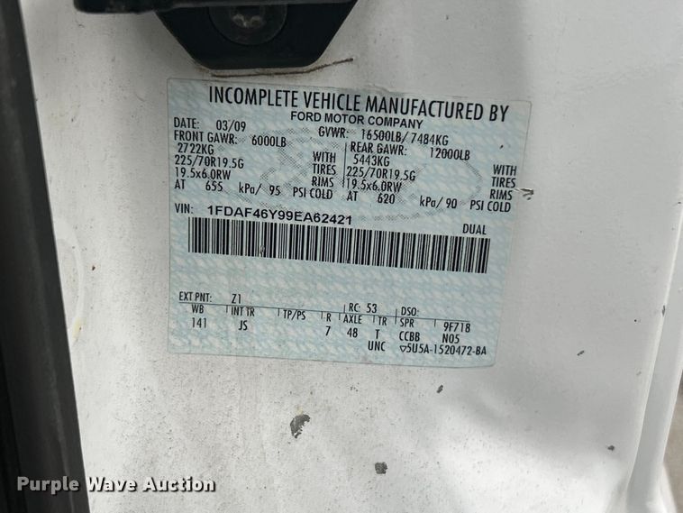 image for item FC5515 2009 Ford F450 Super Duty dump truck