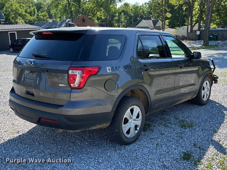 image for item FC5637 2018 Ford Explorer Police Interceptor SUV