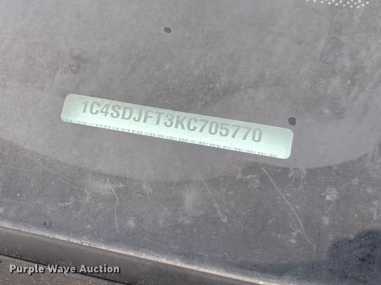 image for item FC5669 2019 Dodge Durango SSV SUV