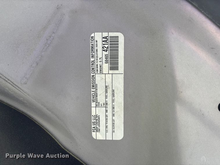 image for item FC5670 2020 Dodge Durango SSV SUV