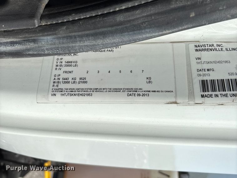 image for item FC5680 2014 International 4300 vacuum truck