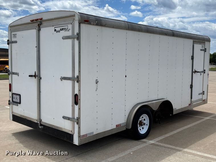 image for item FC5693 2004 Doolittle enclosed cargo trailer