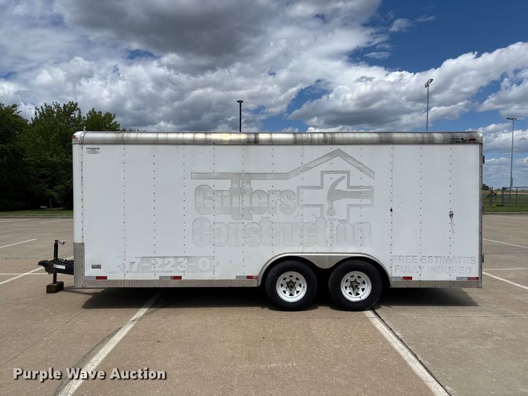 image for item FC5693 2004 Doolittle enclosed cargo trailer