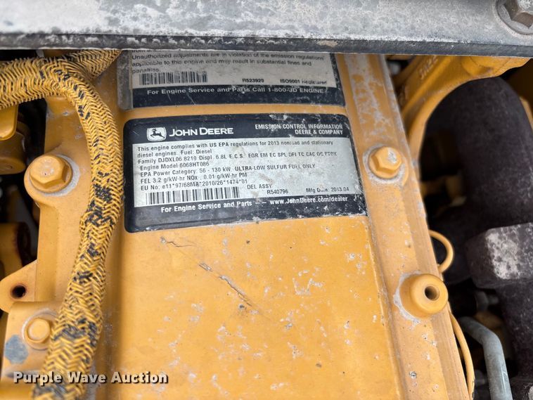 image for item FC5698 2013 John Deere 210G excavator