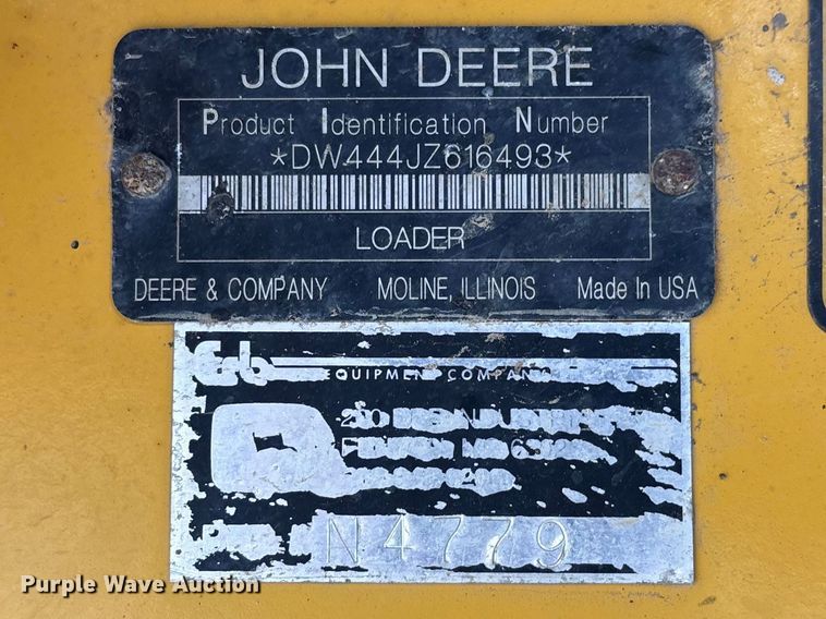 image for item FC5700 2008 John Deere 444J wheel loader