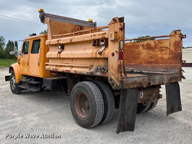 image for item FC5703 2001 International 4900 Crew Cab dump truck