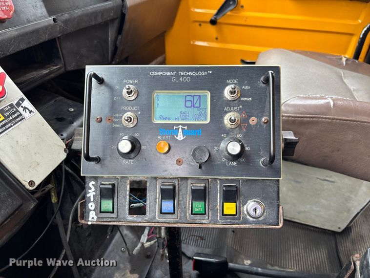 image for item FC5703 2001 International 4900 Crew Cab dump truck
