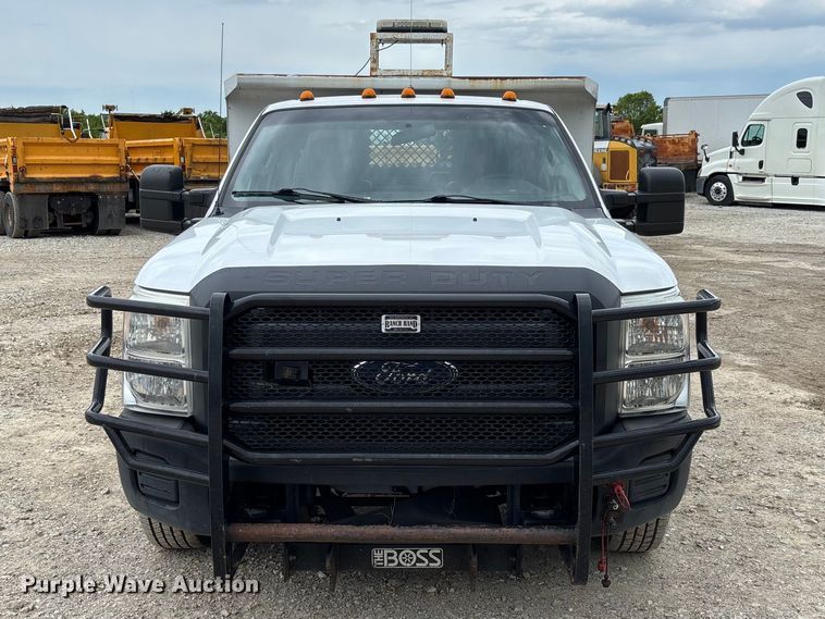 image for item FC5706 2015 Ford F350 Super Duty XL Ext. Cab dump bed pickup truck