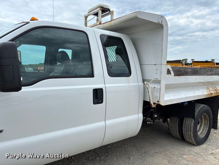 image for item FC5706 2015 Ford F350 Super Duty XL Ext. Cab dump bed pickup truck