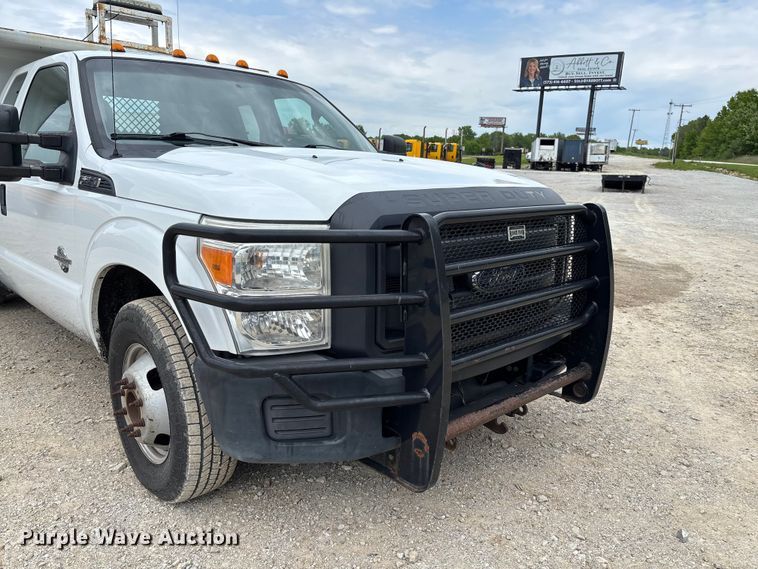 image for item FC5706 2015 Ford F350 Super Duty XL Ext. Cab dump bed pickup truck