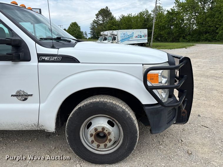 image for item FC5706 2015 Ford F350 Super Duty XL Ext. Cab dump bed pickup truck