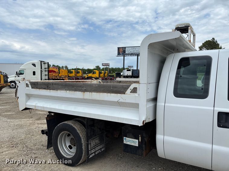 image for item FC5706 2015 Ford F350 Super Duty XL Ext. Cab dump bed pickup truck