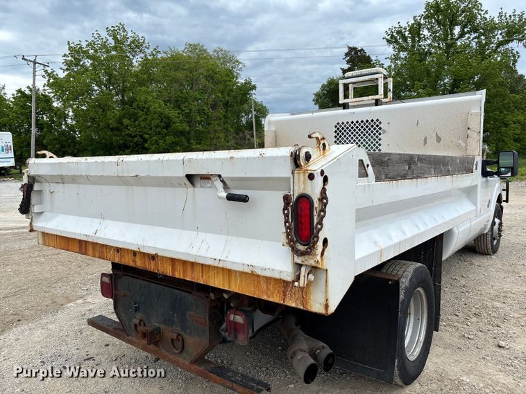 image for item FC5706 2015 Ford F350 Super Duty XL Ext. Cab dump bed pickup truck