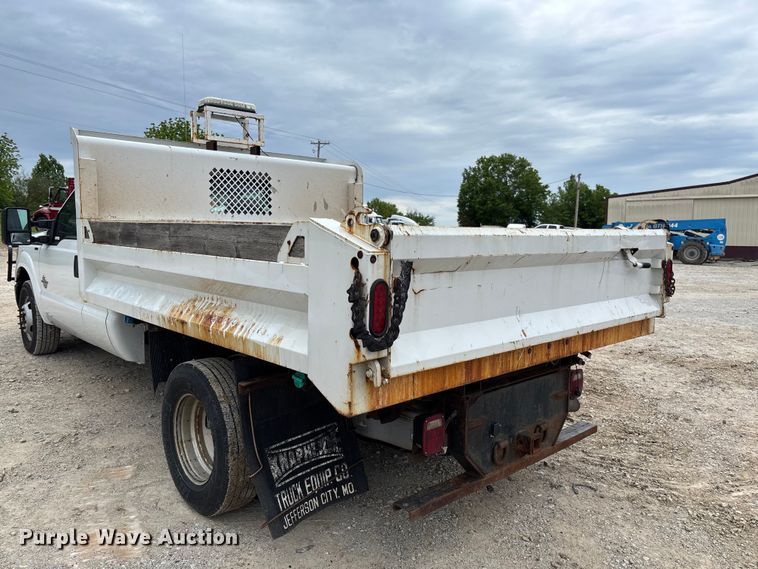 image for item FC5706 2015 Ford F350 Super Duty XL Ext. Cab dump bed pickup truck